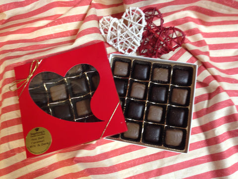 Sea Salt Caramels - Heart Window