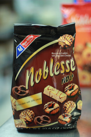 Noblesse Noir Biscuits & Wafers - 10.6 Ounces