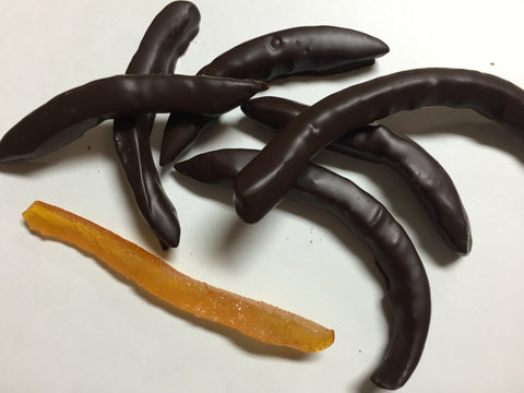 Chocolate-Covered Orange Peel - 1 Pound